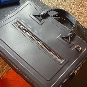 Zara Men Navy Briefcase